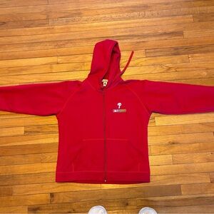 Philadelphia Phillies 2008 World Series women’s hooded sweatshirt. Size large